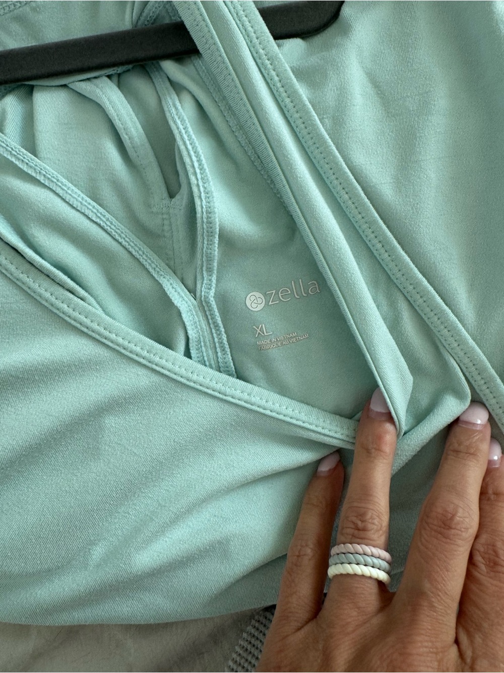 Zella Light Mint Racerback Muscle Tank - Picture 4 of 5